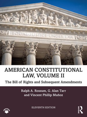 cover image of American Constitutional Law, Volume II